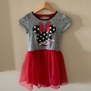 Disney Minnie Mouse rock the dots dress size 7/8